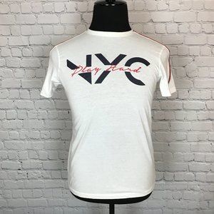 Clayton Tees Collection White Red Blue NYC T-Shirt